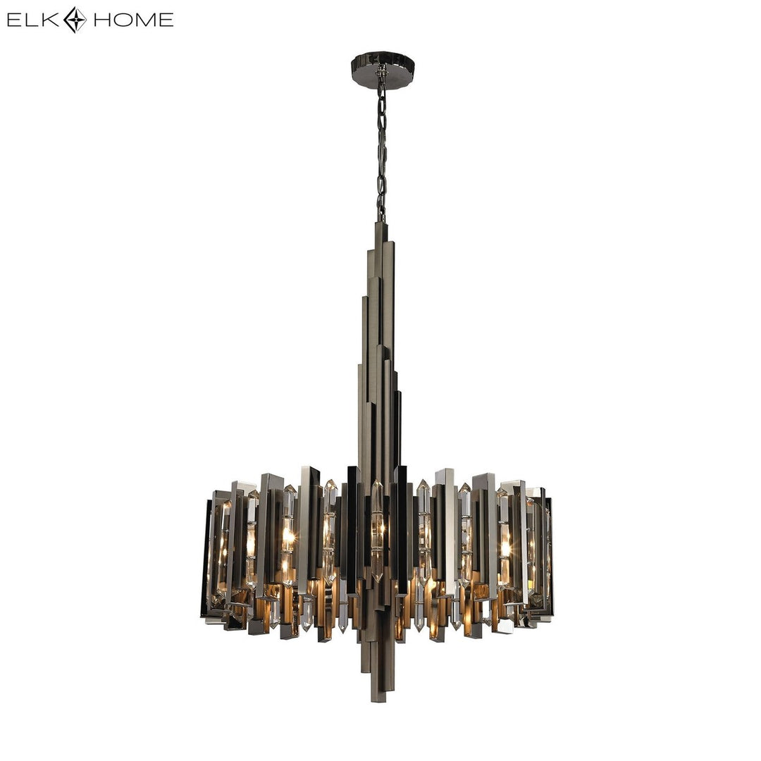 Industrialist 30 Wide 8-Light Pendant - MatteBlack Nickel Image 2