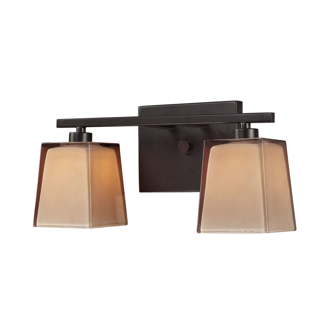 Serenity 13 Wide 2-Light Vanity Light - Oiled Bronze Image 1