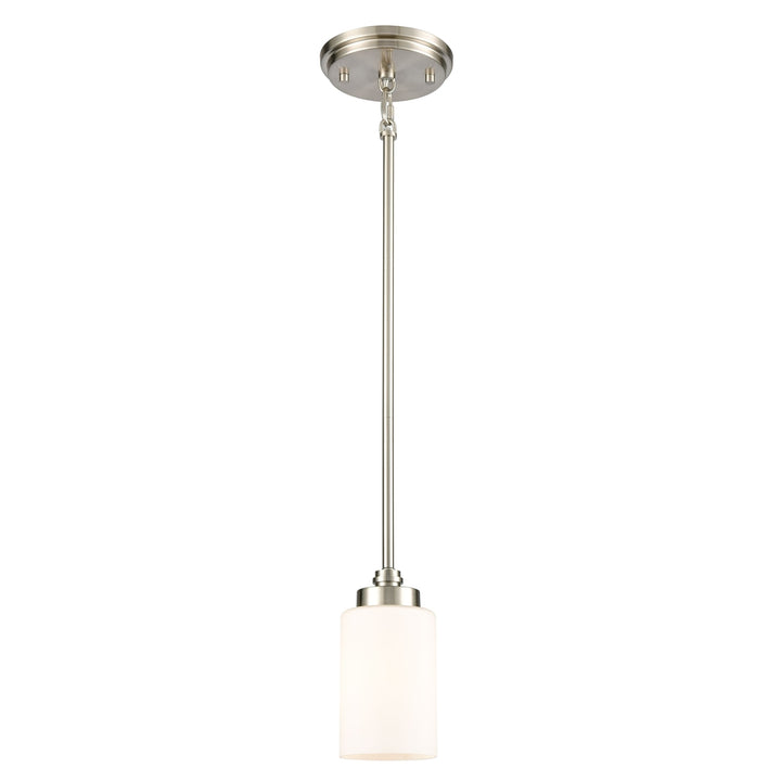 Dawson 4 Wide 1-Light Mini Pendant - Satin Nickel Image 1