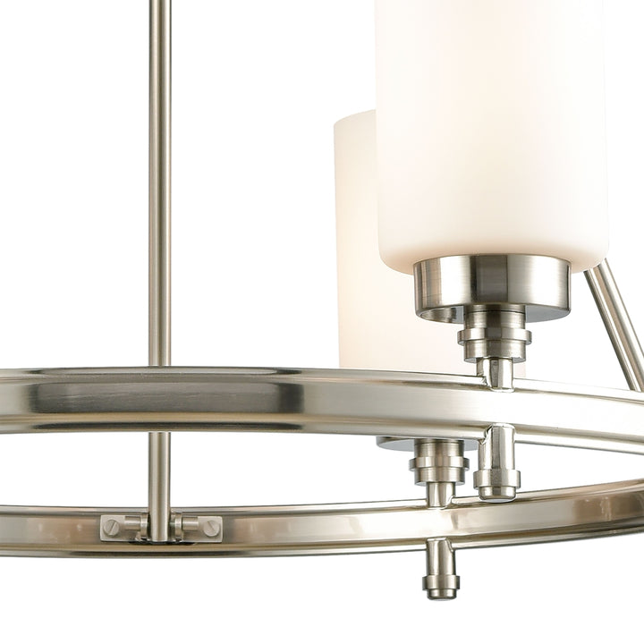 Dawson 25 Wide 6-Light Chandelier - Satin Nickel Image 3