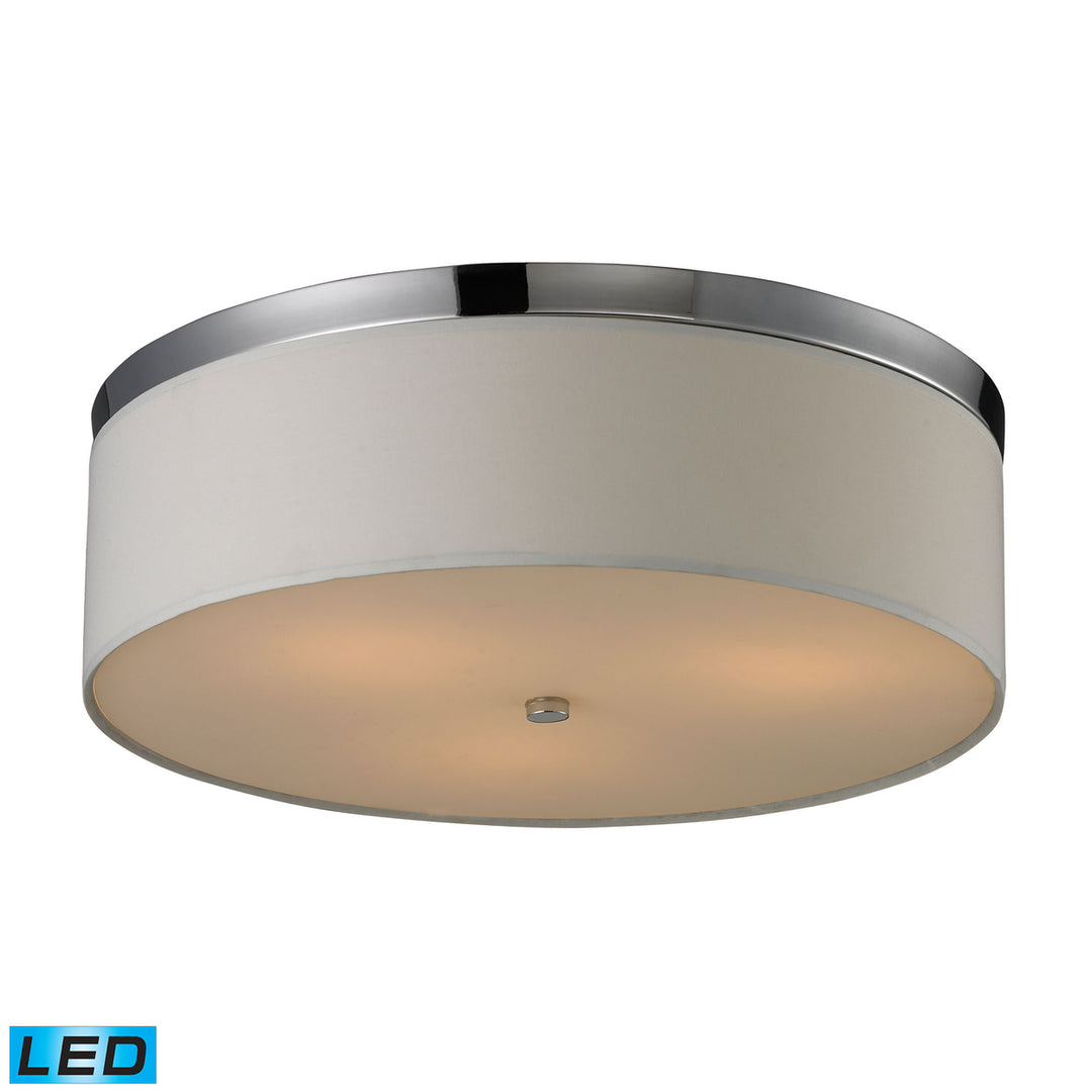 Flushmounts 17 Wide 3-Light Flush Mount Image 1