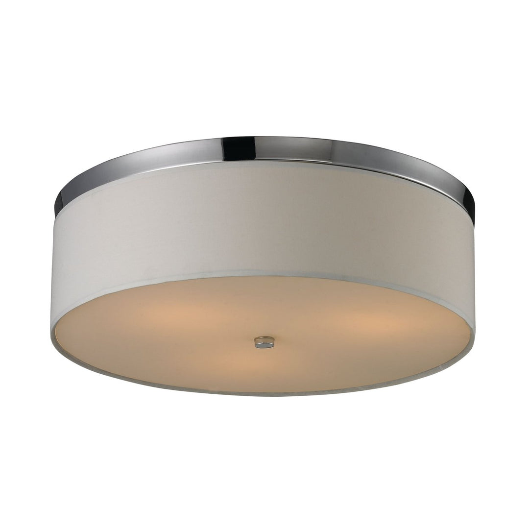 Flushmounts 17 Wide 3-Light Flush Mount Image 1