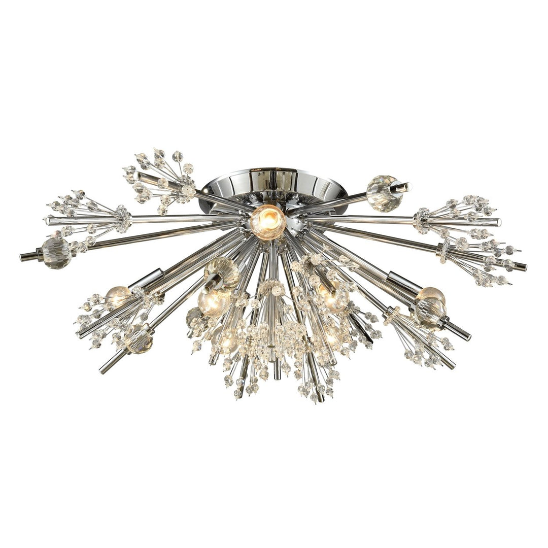 Starburst 26 Wide 8-Light Semi Flush Mount Image 3