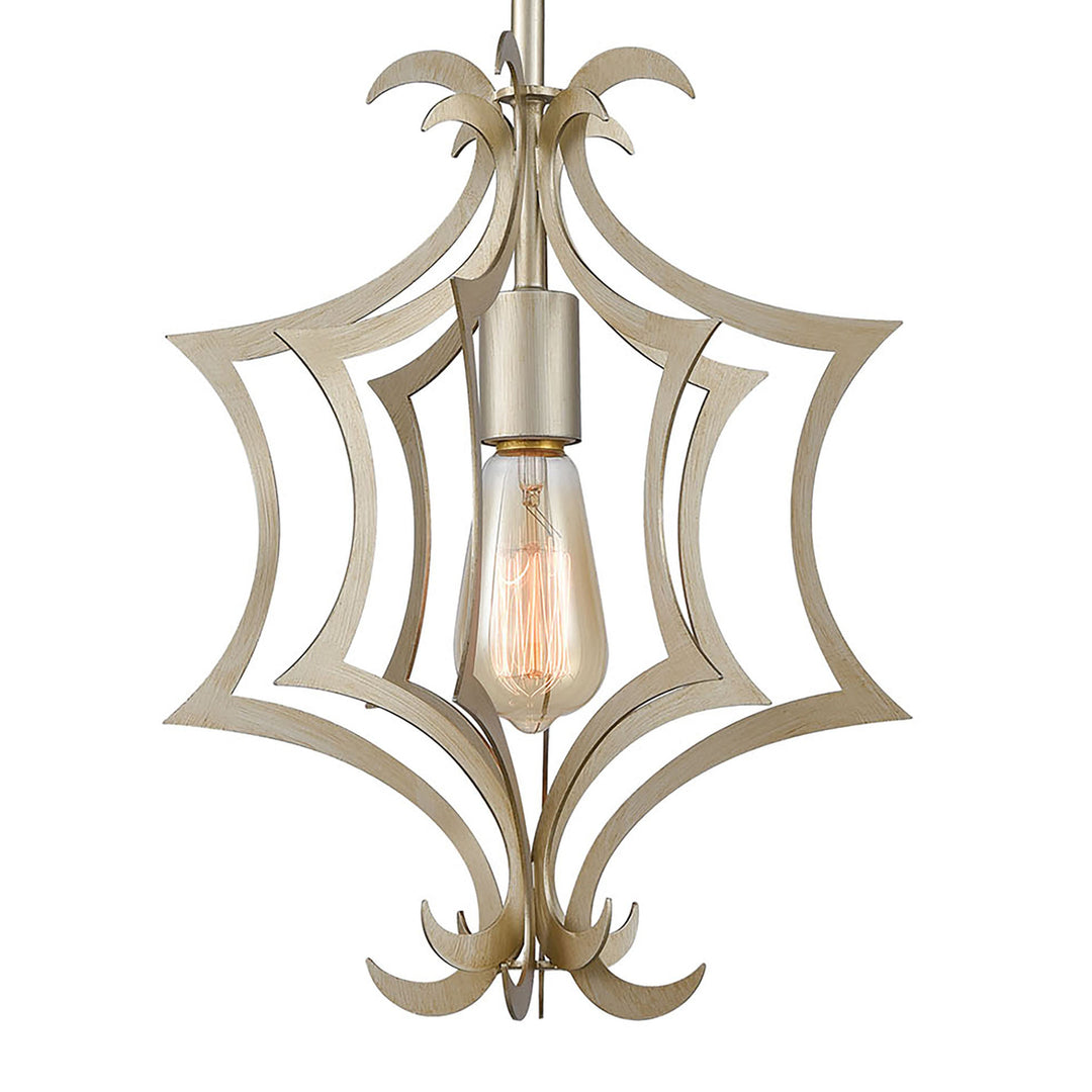 Delray 11 Wide 1-Light Mini Pendant - Aged Silver Image 4