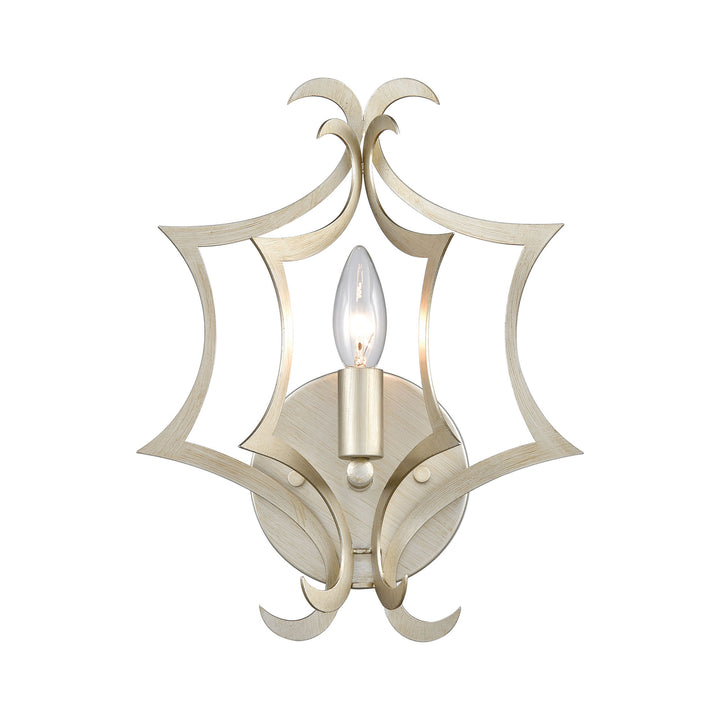 Delray 13 High 1-Light Sconce - Aged Silver Image 1