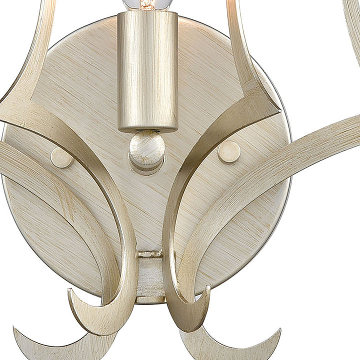 Delray 13 High 1-Light Sconce - Aged Silver Image 4