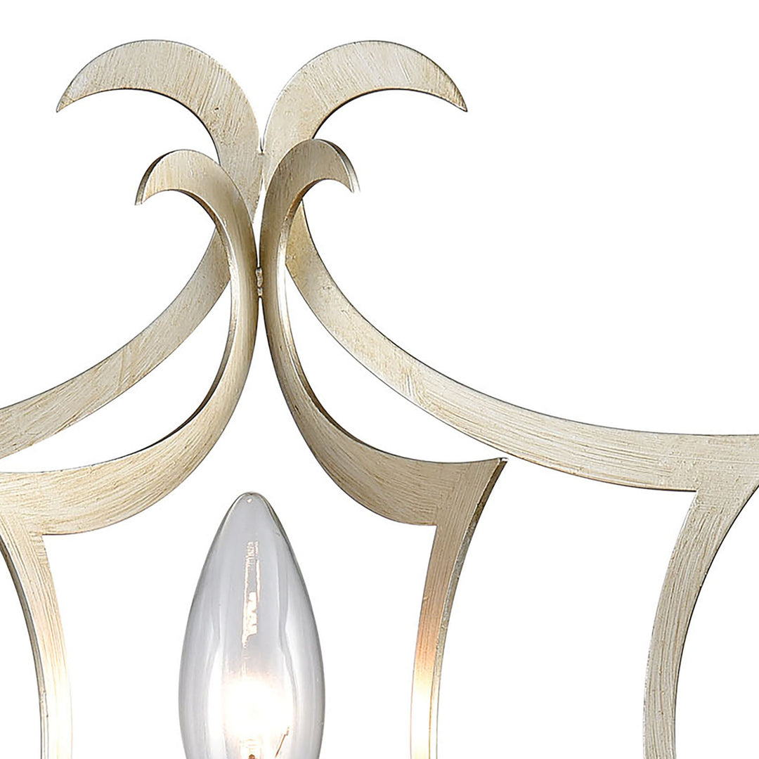 Delray 13 High 1-Light Sconce - Aged Silver Image 5