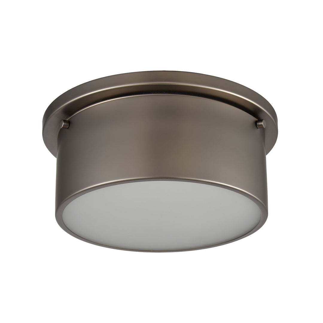 Flush Mounts 10 Wide 2-Light Flush Mount - Black Nickel Image 2