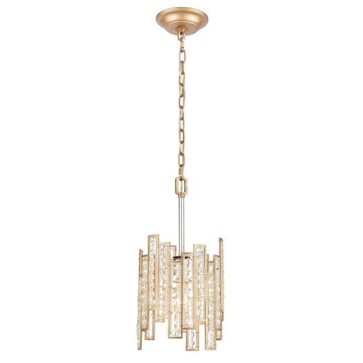 Equilibrium 8 Wide 1-Light Mini Pendant - Matte Gold Image 1