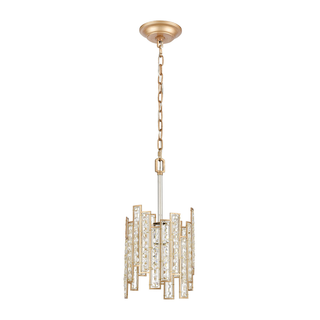 Equilibrium 8 Wide 1-Light Mini Pendant - Matte Gold Image 2