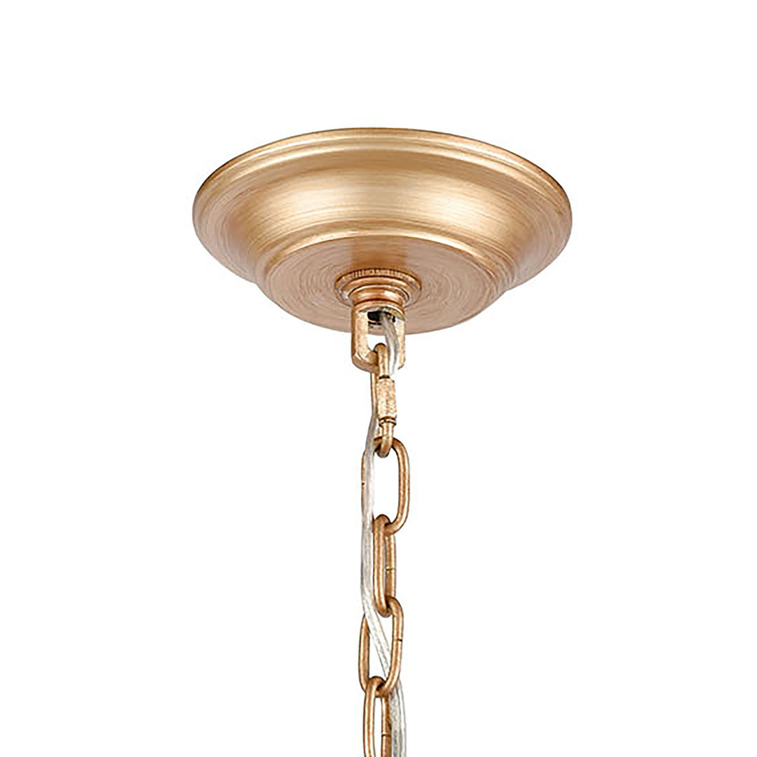 Equilibrium 8 Wide 1-Light Mini Pendant - Matte Gold Image 4