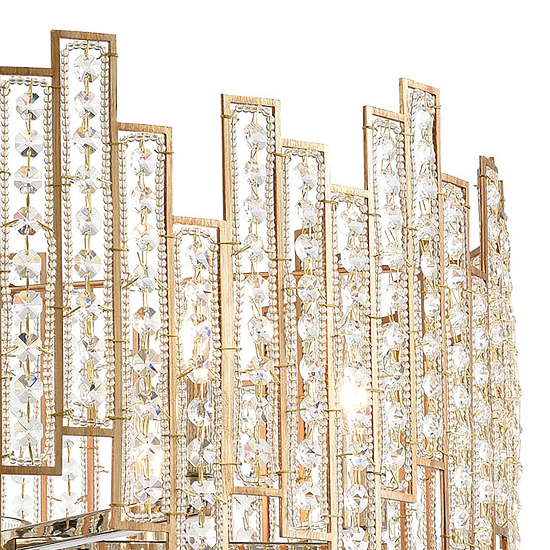 Equilibrium 24 Wide 6-Light Chandelier - Matte Gold Image 5