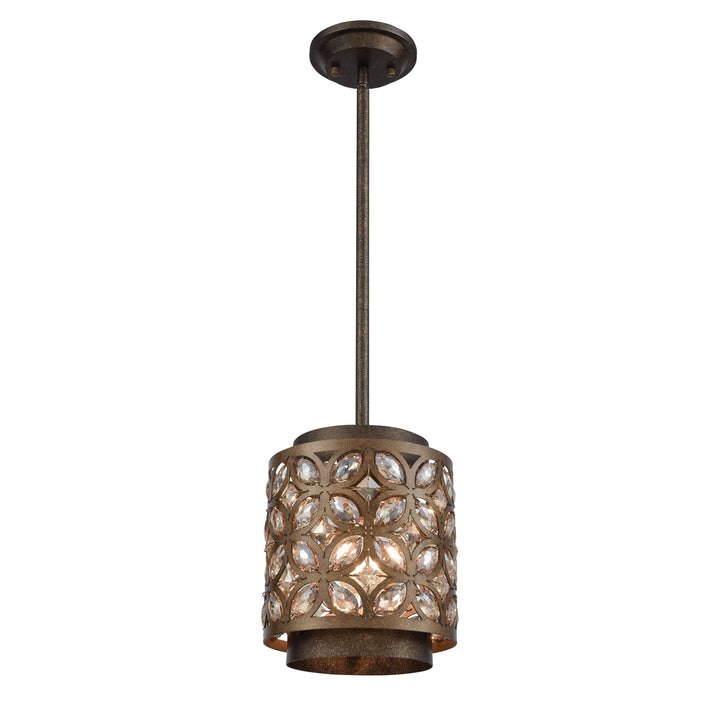 Rosslyn 8 Wide 1-Light Mini Pendant - Mocha Image 1