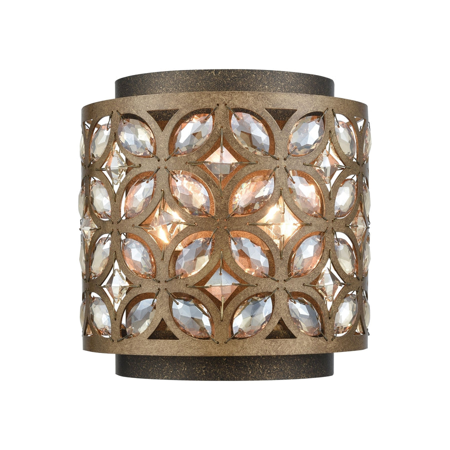 Rosslyn 9 High 2-Light Sconce - Mocha Image 1