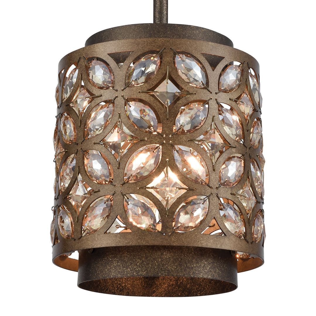 Rosslyn 8 Wide 1-Light Mini Pendant - Mocha Image 4