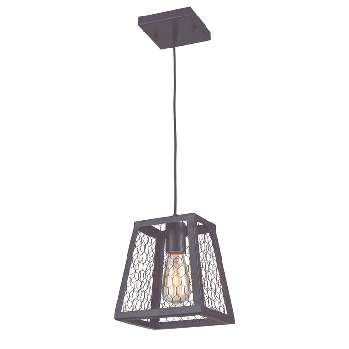 Grange 6.6 Wide 1-Light Mini Pendant - Oil Rubbed Bronze Image 1