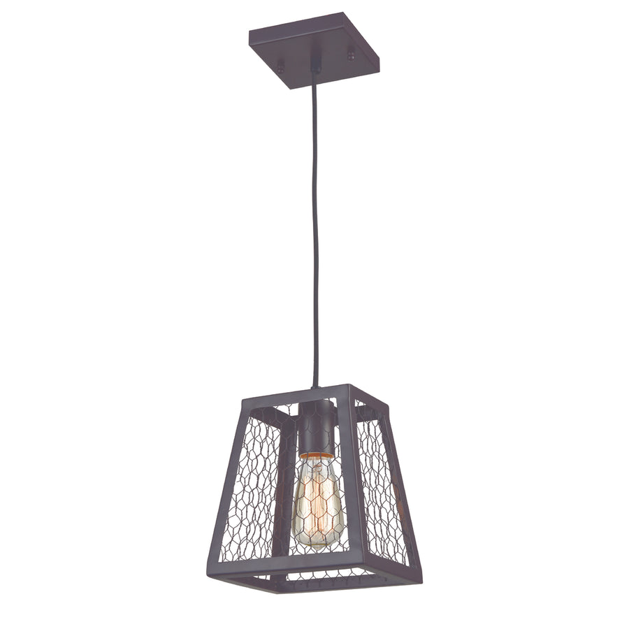 Grange 6.6 Wide 1-Light Mini Pendant - Oil Rubbed Bronze Image 1