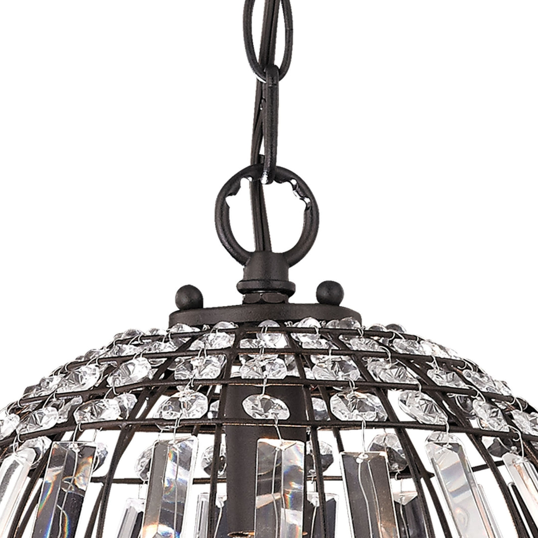 Talgarth 10.25 Wide 1-Light Mini Pendant - Dark Bronze Image 4