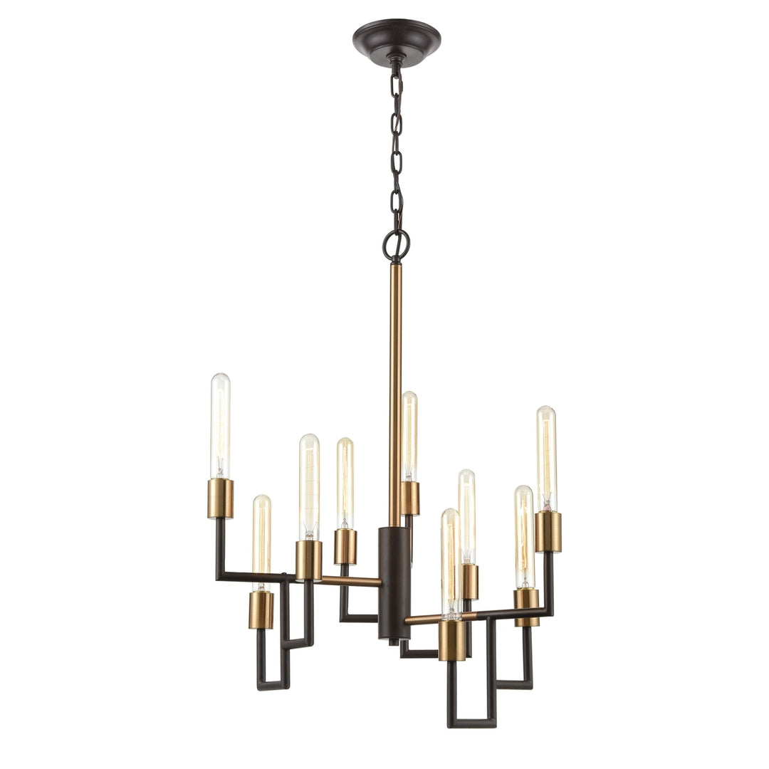 Congruency 23 Wide 9-Light Chandelier - Oil Rubbed Bronze Image 1