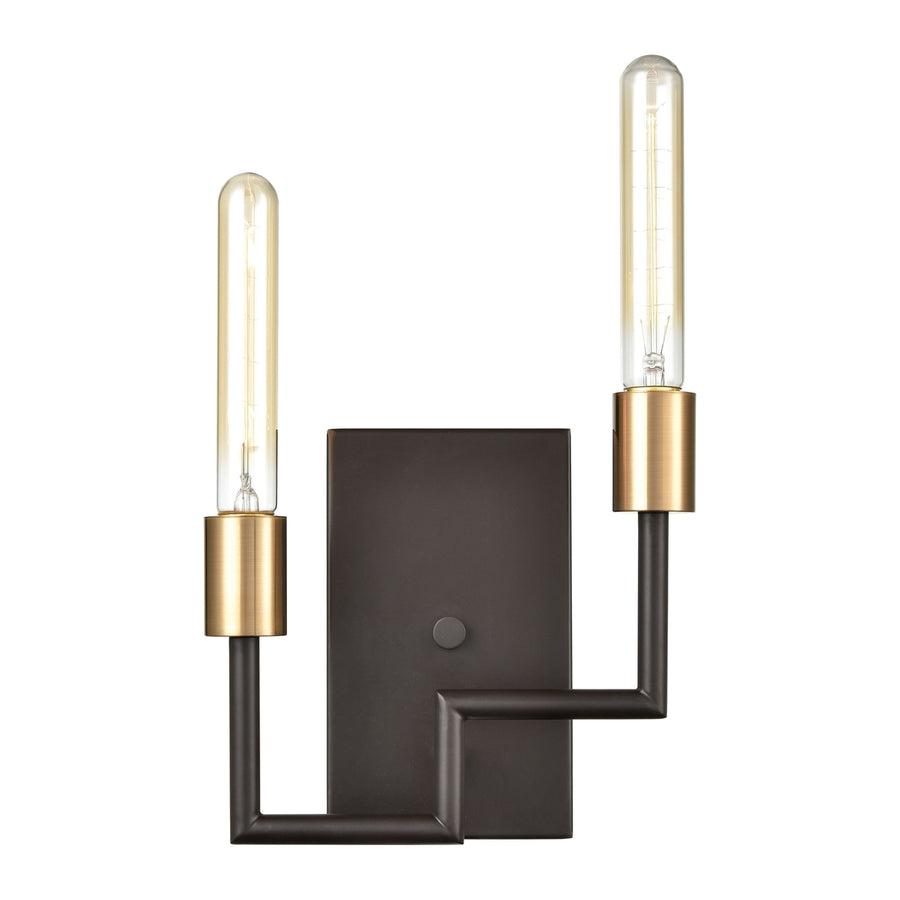 Congruency 8 High 2-Light Sconce - Oil Rubbed Bronze Image 1