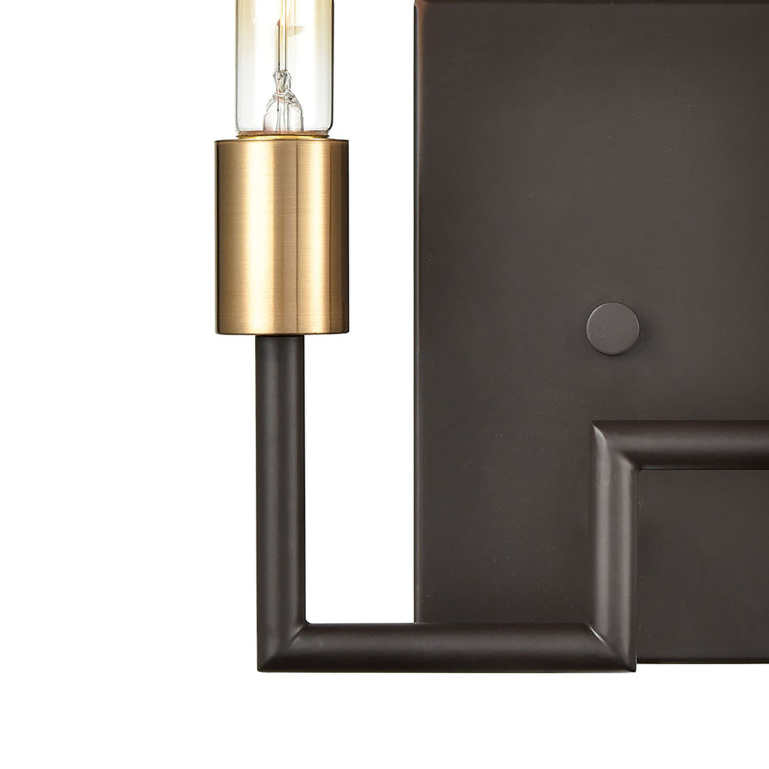 Congruency 8 High 2-Light Sconce - Oil Rubbed Bronze Image 3