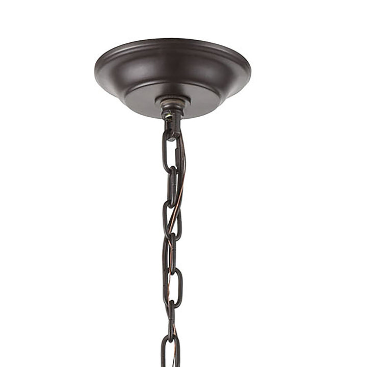 Congruency 29 Wide 12-Light Chandelier - Oil Rubbed Bronze Image 4