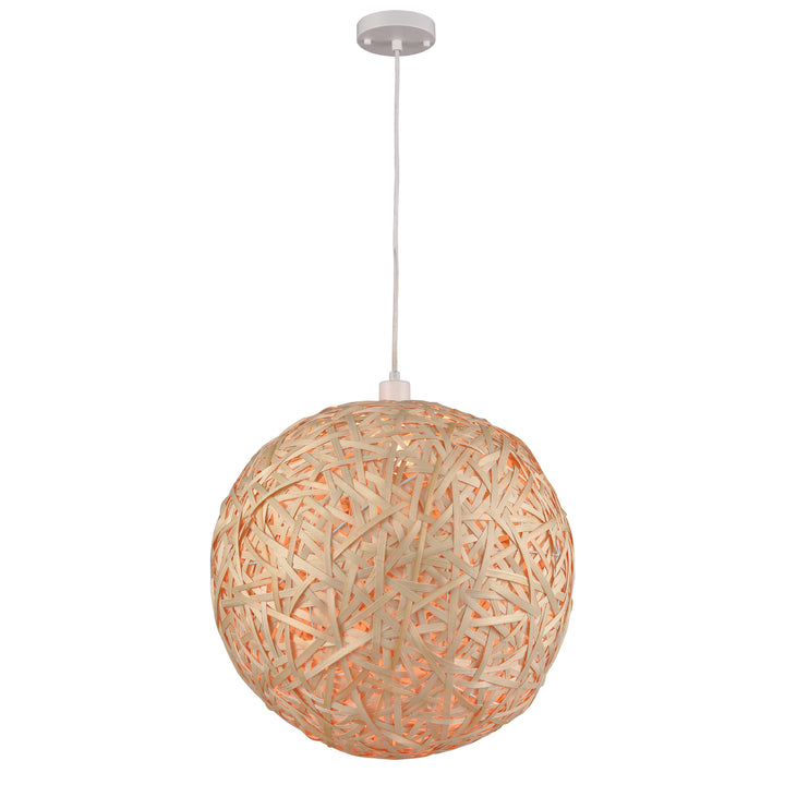 Sirocco 20 Wide 1-Light Pendant - Natural Image 1