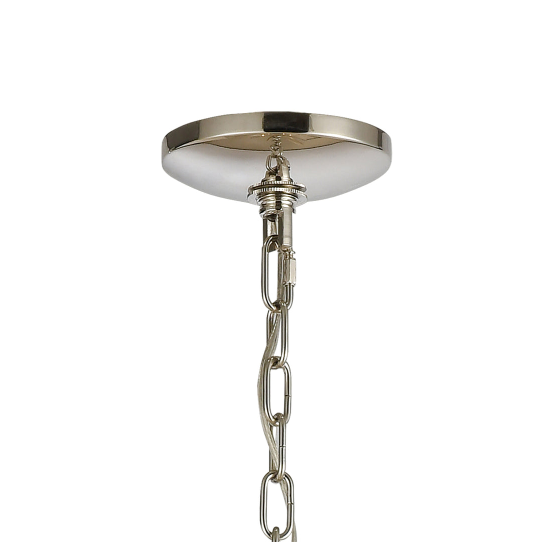 Geosphere 27 Wide 5-Light Chandelier - Polished Nickel Image 4