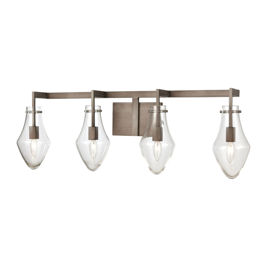 Culmination 36 Wide 4-Light Vanity Light - Weathered Zinc Image 1