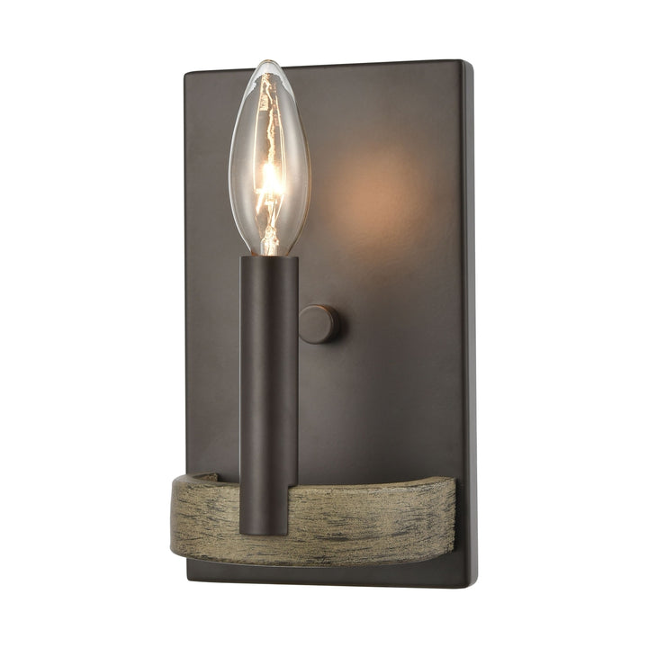 Transitions 8 High 1-Light Sconce - Oil Rubbed Bronze Image 1