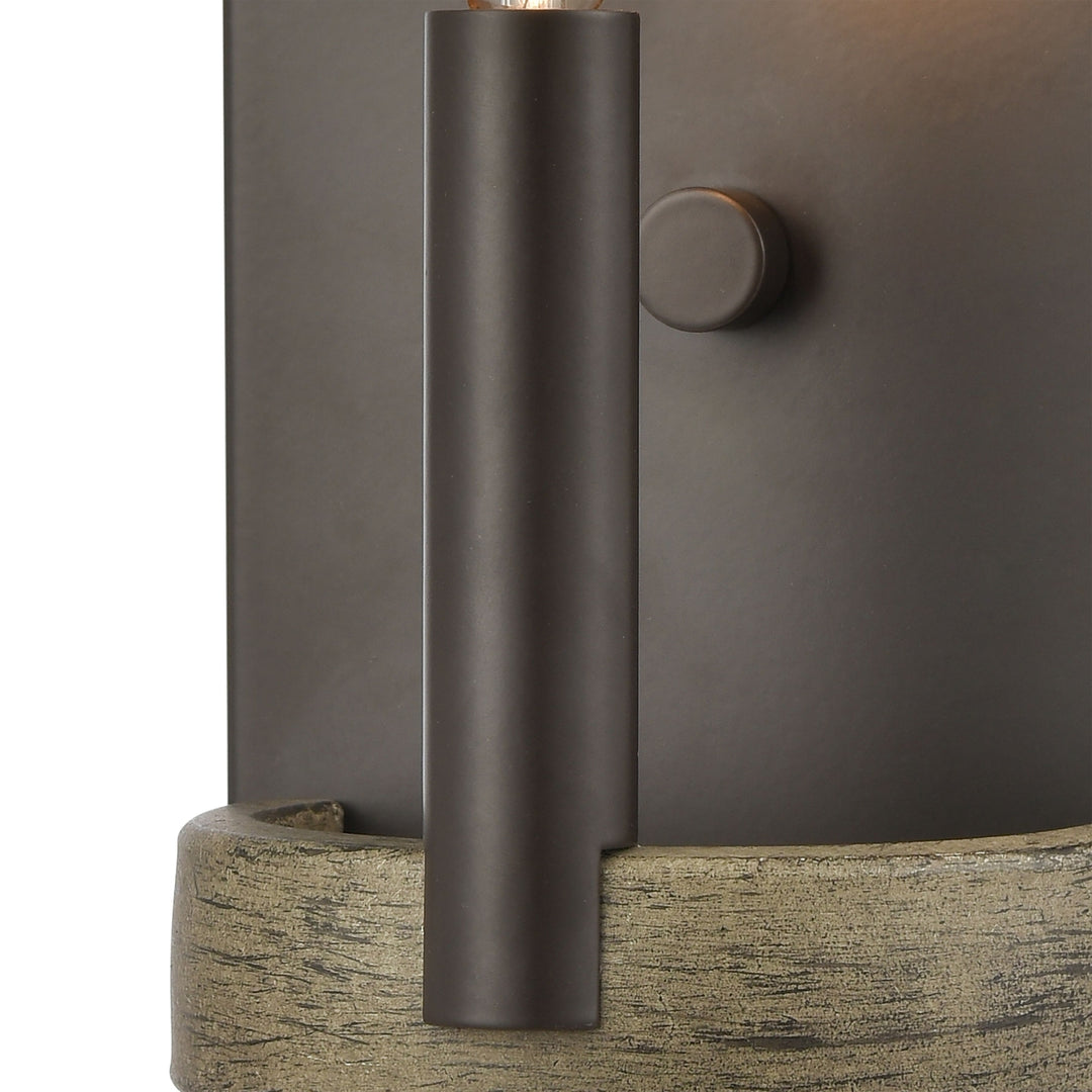 Transitions 8 High 1-Light Sconce - Oil Rubbed Bronze Image 4