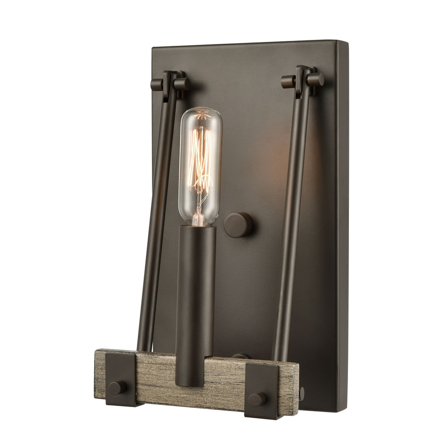 Transitions 9 High 1-Light Sconce - Oil Rubbed Bronze Image 1