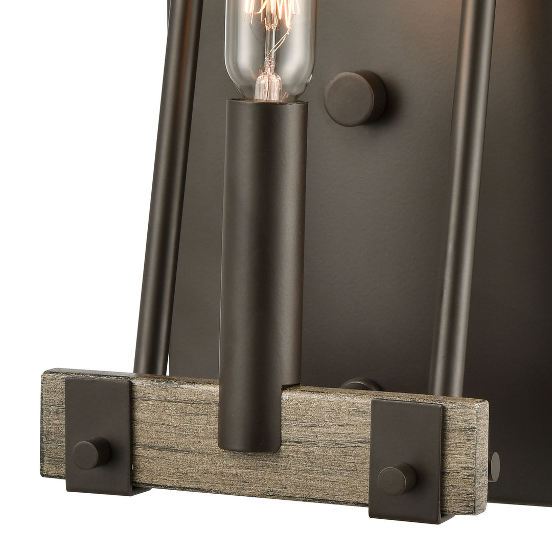 Transitions 9 High 1-Light Sconce - Oil Rubbed Bronze Image 4