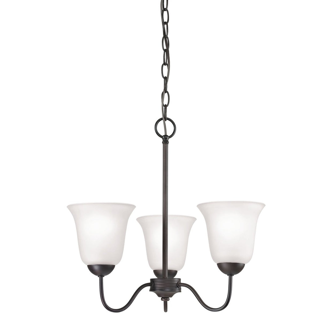 Conway 19 Wide 3-Light Chandelier - Oil Rubbed Bronze Image 1