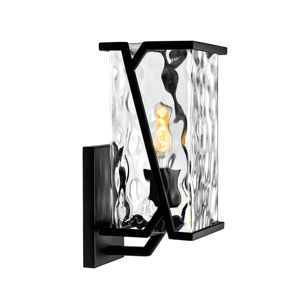 Waterfall Outdoor Wall Mount Light - Matte Black [1251-MB-CW] Image 1