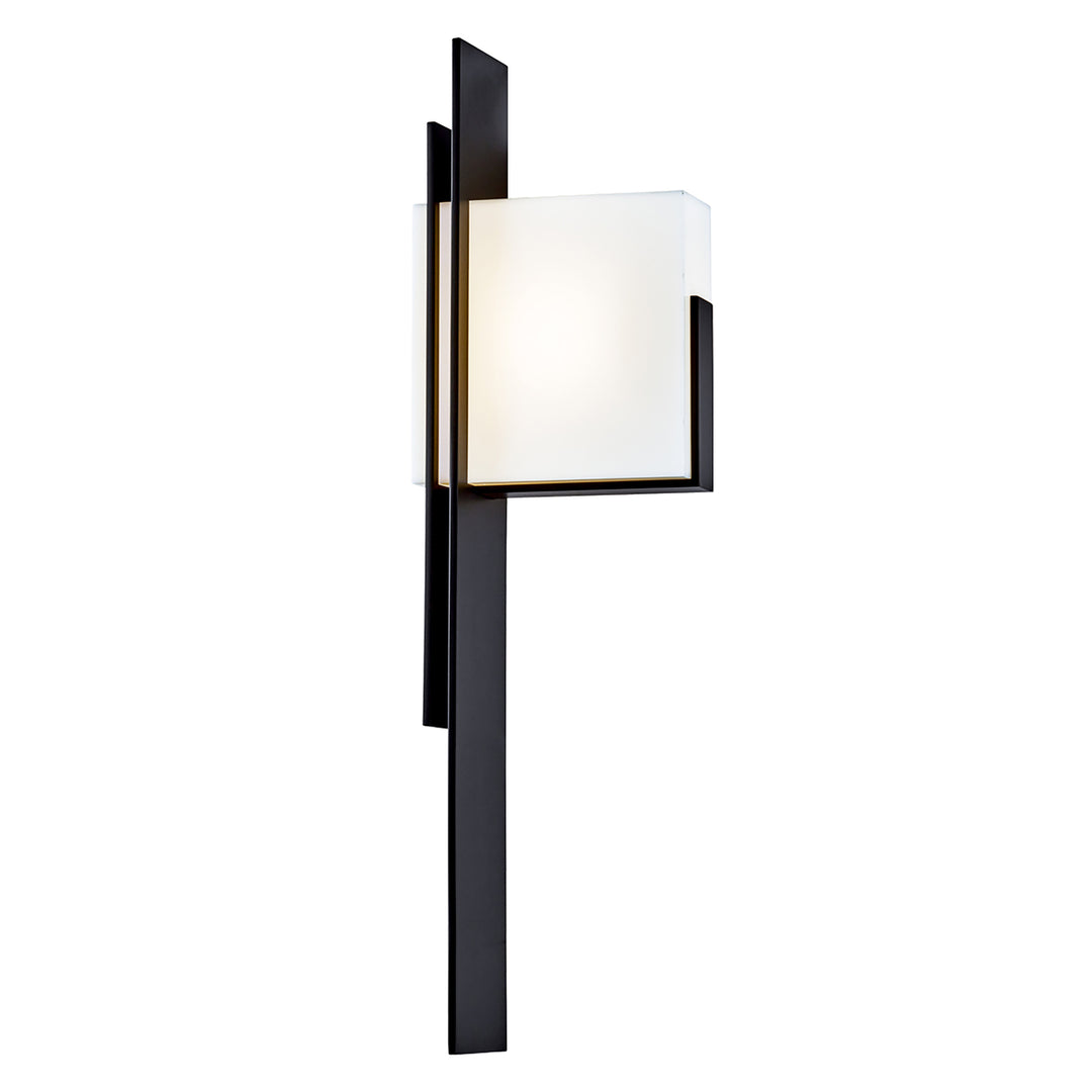 Oak Park Outdoor Wall Light - Matte Black Image 1