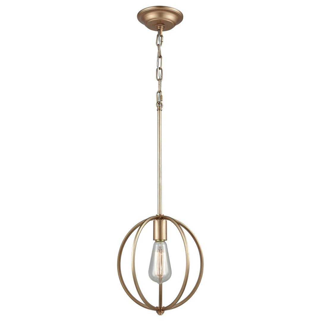 Stanton 10 Wide 1-Light Mini Pendant - Matte Gold Image 1