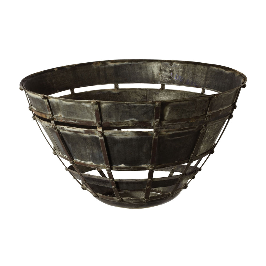 Colossal Fortress Bowl - Distressed Silver Image 1