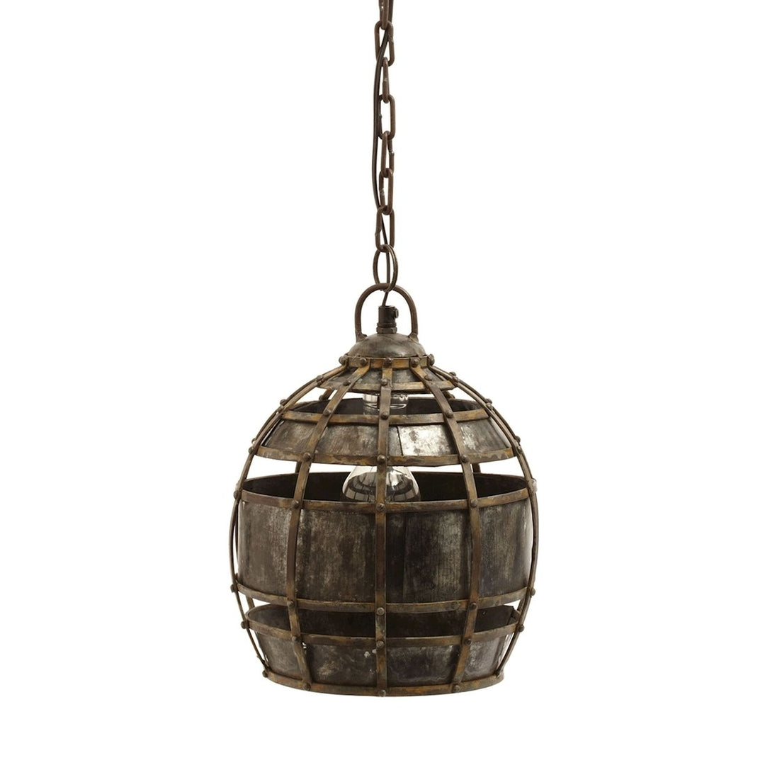 Round Fortress Pendant Light Image 1