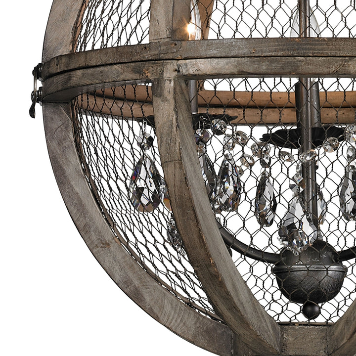 Renaissance Invention 18 Wide 3-Light Pendant - Weathered Zinc Image 2