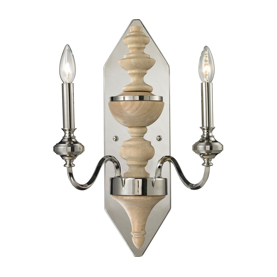 Stratford 20 High 2-Light Sconce - Chrome Image 1