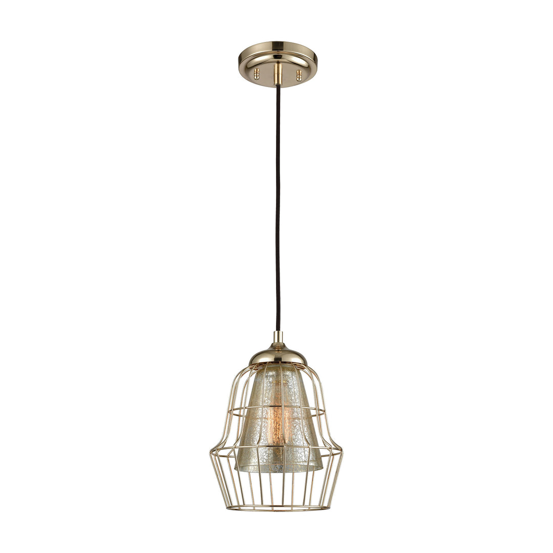 Yardley 8 Wide 1-Light Mini Pendant - Polished Gold Image 1