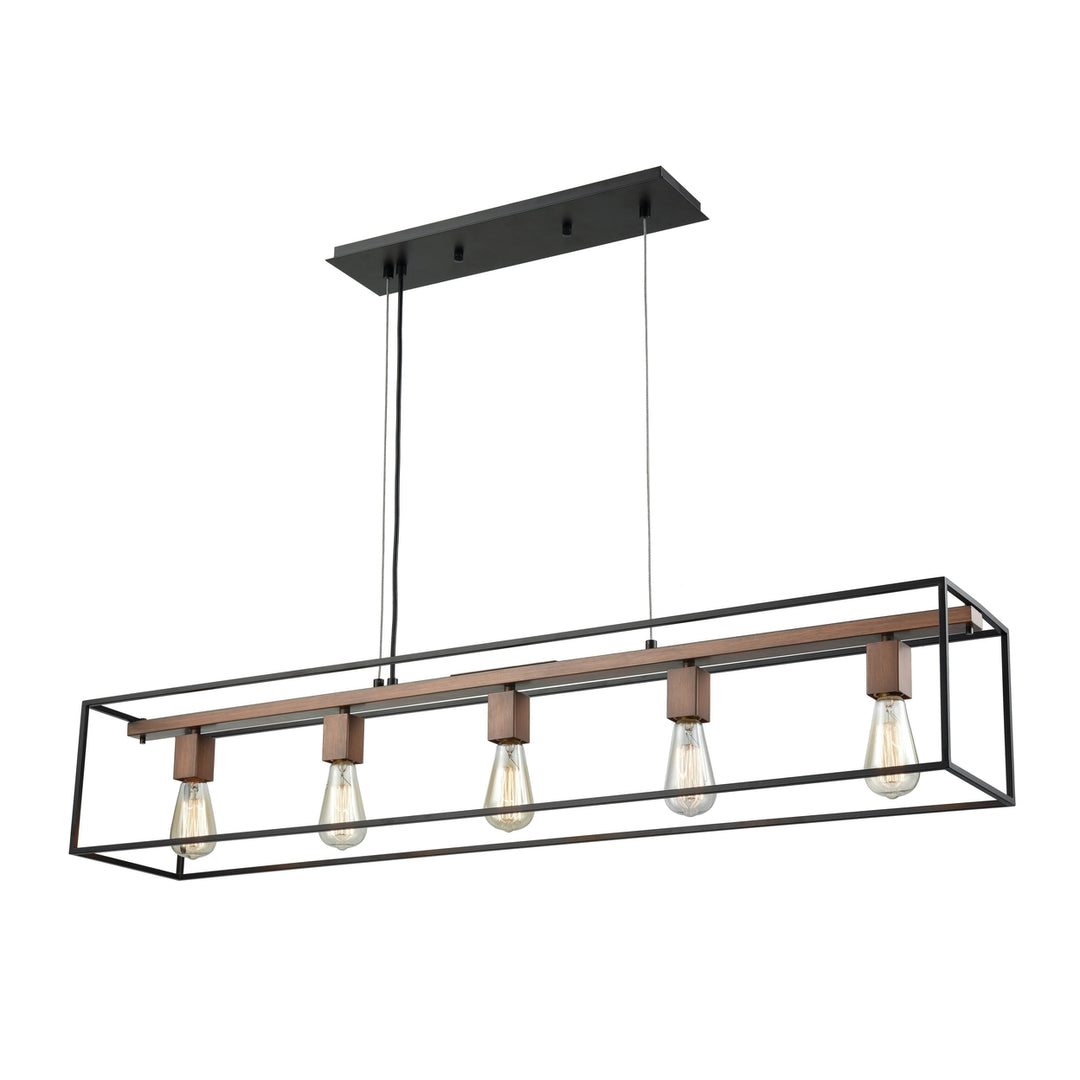 Rigby 48 Wide 5-Light Linear Chandelier - Oil Rubbed Bronze Image 1