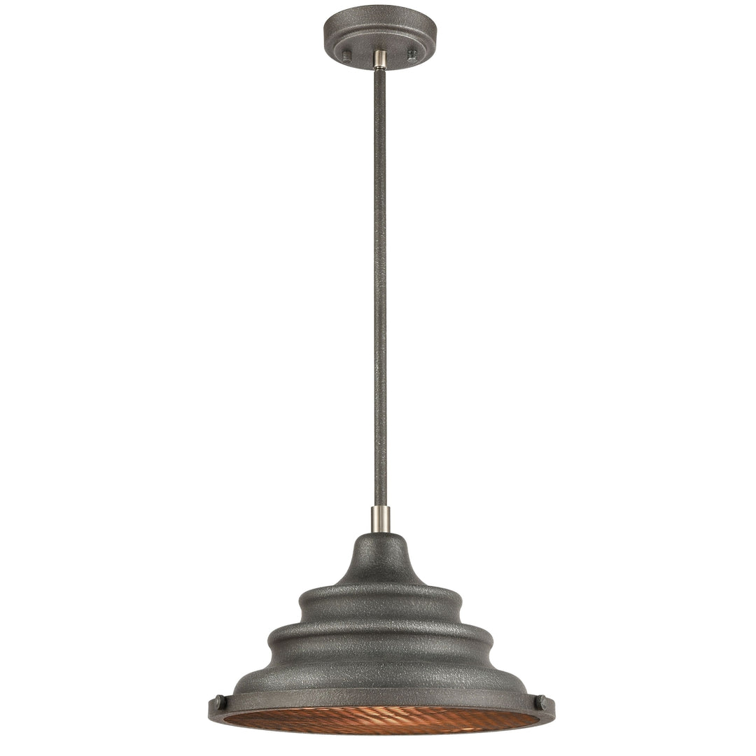 Carbondale 14 Wide 1-Light Pendant - Slate Mist Image 1