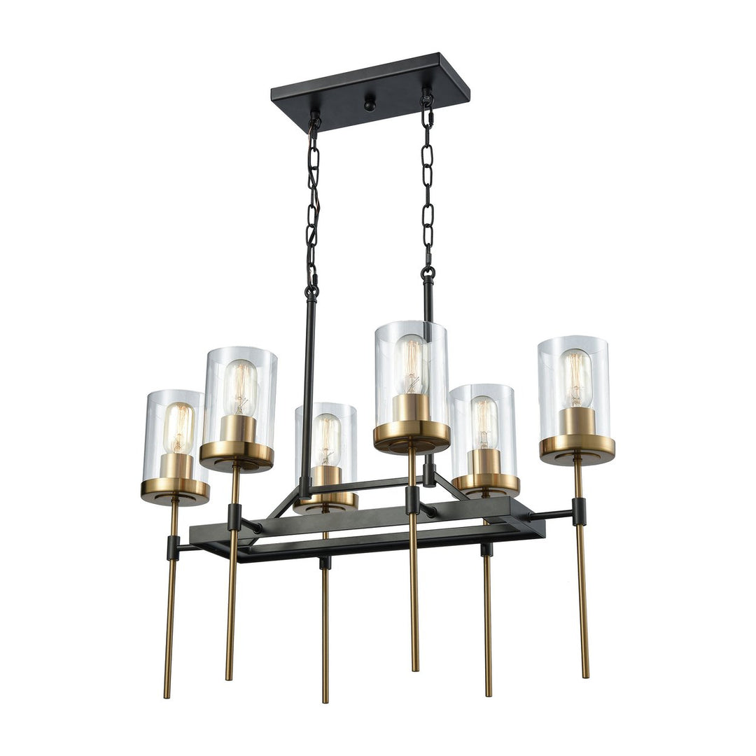 North Haven 27 Wide 6-Light Chandelier - Oil Rubbed Bronze Image 1