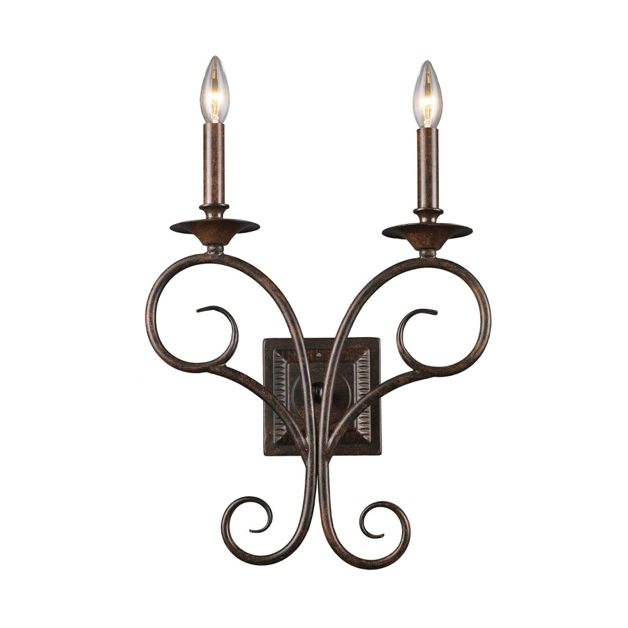 Gloucester 17.5 High 2-Light Sconce - Weathered Bronze Image 1