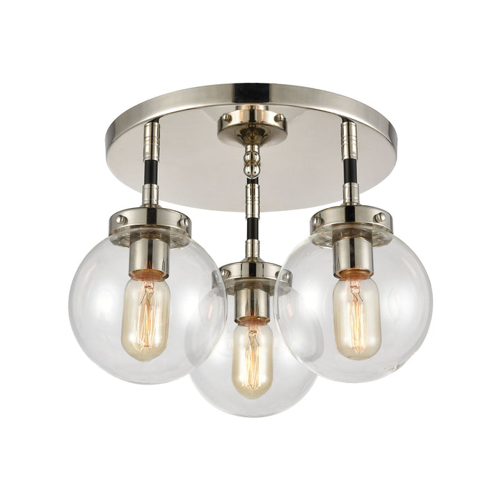 Boudreaux 15 Wide 3-Light Semi Flush Mount [15352/3-ELK] Image 1