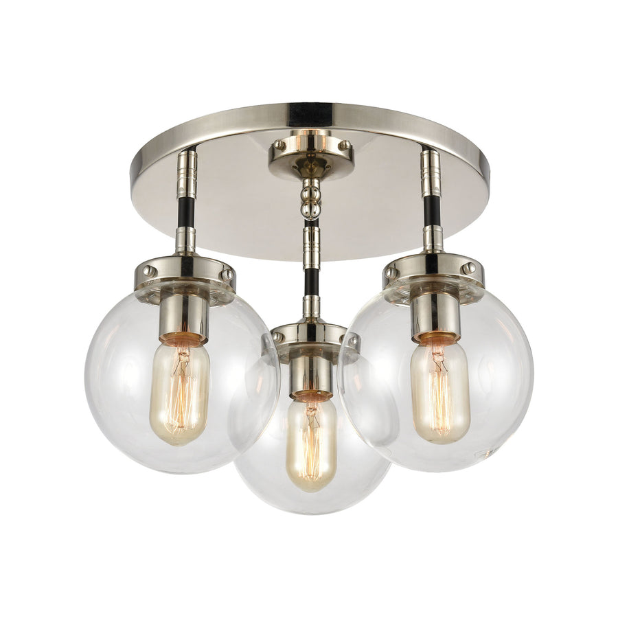 Boudreaux 15 Wide 3-Light Semi Flush Mount [15352/3-ELK] Image 1