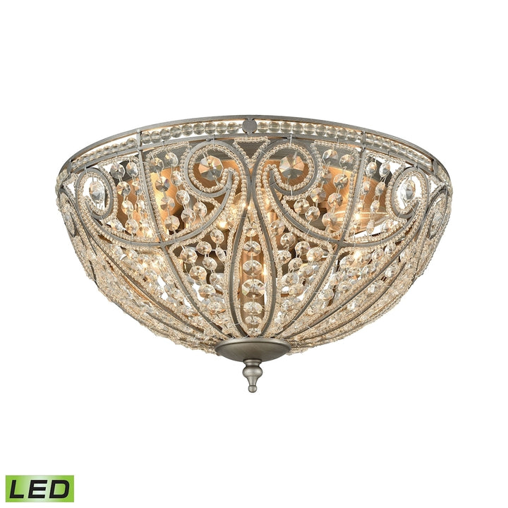 Elizabethan 17 Wide 6-Light Flush Mount Image 1