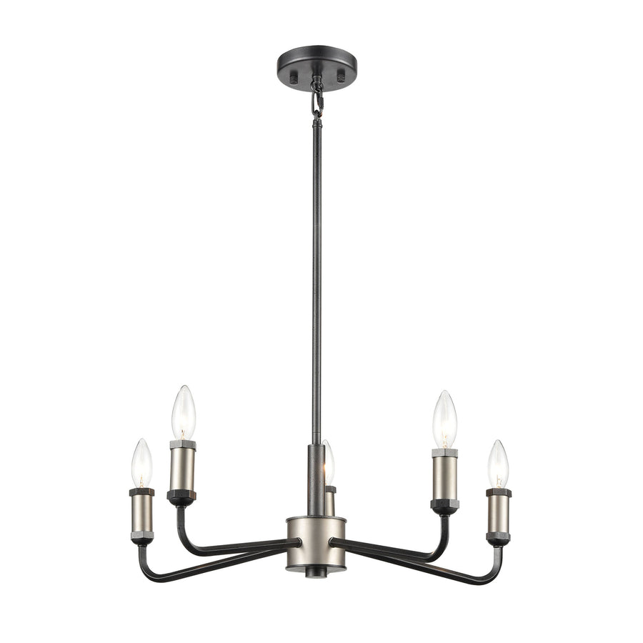 Cortlandt 23 Wide 5-Light Chandelier - Iron Image 1